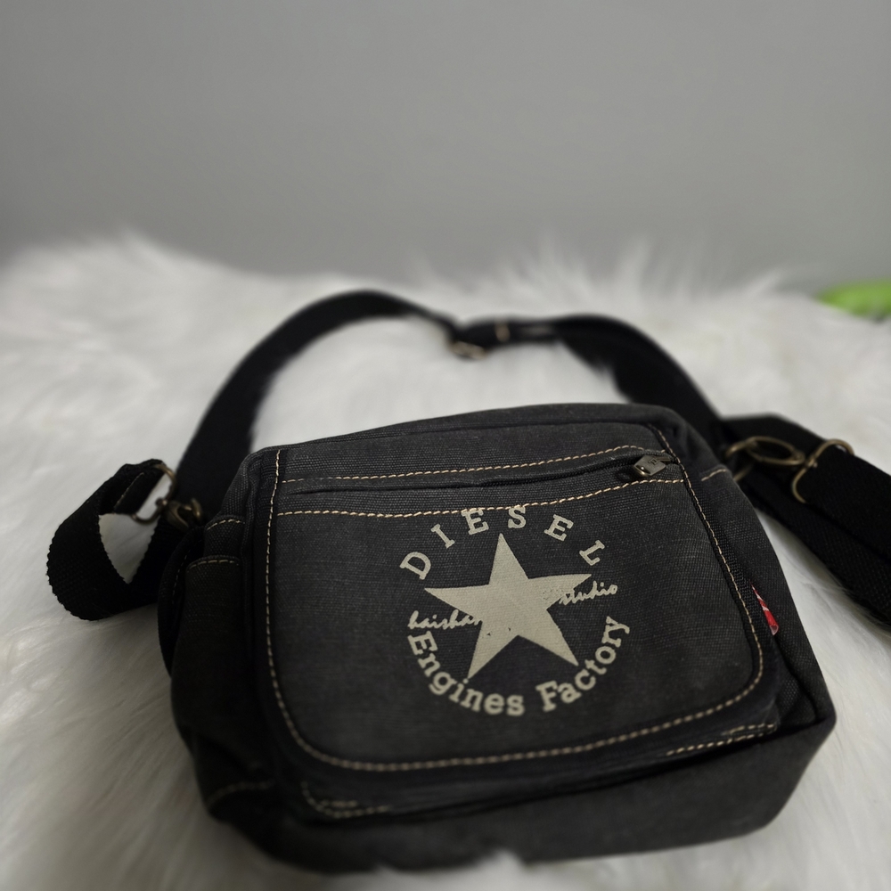 Diesel Black Crossbody Bag